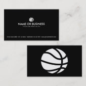 Carte De Visite basket-ball simple (Devant / Derrière)