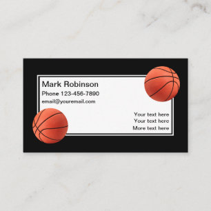 Carte De Visite Basket-ball Sports Cool