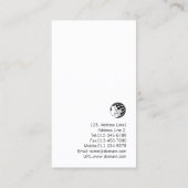 Carte De Visite Basket Coach Scout Professionnel Sports (Dos)