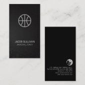 Carte De Visite Basket Coach Scout Professionnel Sports (Devant / Derrière)