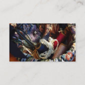 Carte De Visite Basket de Crocheting and Thread (Dos)