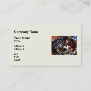 Carte De Visite Basket de Crocheting and Thread