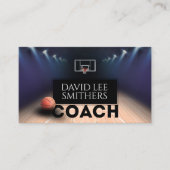 Carte De Visite Basketball Coach (Devant)