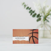 Carte De Visite Basketball Coach Scout Professional Sports (Debout devant)