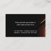 Carte De Visite Basketball Coach Sport Professionnel Thème (Dos)