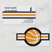 Carte De Visite basketball : étoile (Devant / Derrière)