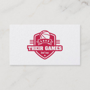 Carte De Visite Basketball Houston Rocks Jersey Color