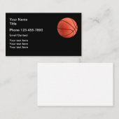 Carte De Visite Basketball Thème Contact d'affaires (Devant / Derrière)