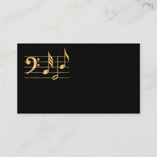 Carte De Visite Bass clef (Devant)