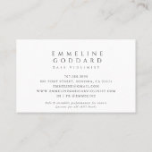 Carte De Visite Bass Violon Musique Enseignant Musicien (Dos)