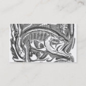 Carte De Visite Basse de large ouverture dans les cattails (Dos)