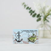 Carte De Visite Basse et Ancre | Quai d'expédition | Bordeaux (Debout devant)