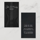 Carte De Visite Basse Guitariste Guitare Baid (Devant / Derrière)