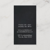 Carte De Visite Basse Guitariste Guitare Baid (Dos)