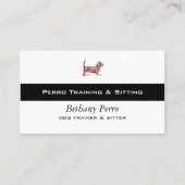 Carte De Visite Basset Hound (Devant)