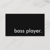 bassiste.