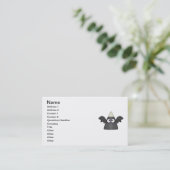 Carte De Visite Bat de Corail (Debout devant)