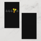 Carte De Visite Bataille Heartbeat Percussion Instrument Rattle Pl (Devant / Derrière)