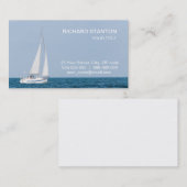 Carte De Visite Bateau (Devant / Derrière)
