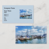 Carte De Visite Bateau Basin Fells Point (Devant / Derrière)