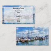 Carte De Visite Bateau Basin Fells Point (Devant / Derrière)