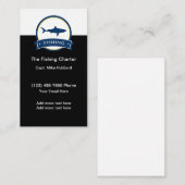 Carte De Visite Bateau d'affrètement de pêche Capitaine (Devant / Derrière)