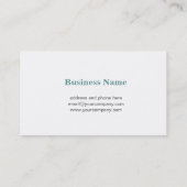 Carte De Visite Bateau dans une bouteille (Dos)