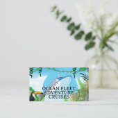 Carte De Visite Bateau de croisière | Jungle tropicale (Debout devant)