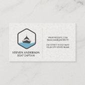 Carte De Visite Bateau de pêche | Bateau de croisière (Devant)