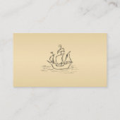Carte De Visite Bateau de pirate (Dos)