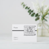 Carte De Visite Bateau de pirate (Debout devant)