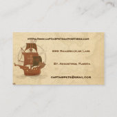 Carte De Visite Bateau de pirates (Dos)