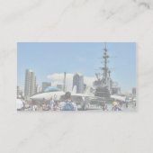 Carte De Visite Bateau de porte-avions (Dos)