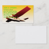 Carte De Visite Bateau de vol de PBY Catalina (Devant / Derrière)