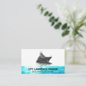 Carte De Visite Bateau | Eau (Debout devant)