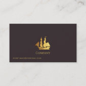 Carte De Visite Bateau Gold (Devant)