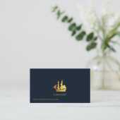 Carte De Visite Bateau Gold (Debout devant)