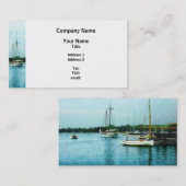 Carte De Visite Bateaux à Mystic CT (Devant / Derrière)