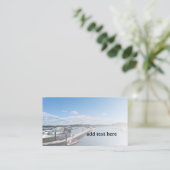 Carte De Visite Bateaux à quai (Debout devant)