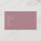 Carte De Visite Bateaux à voile au coucher du soleil (Dos)