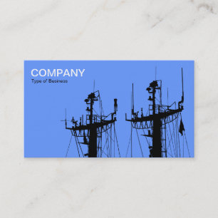 Carte De Visite Bateaux - Bleu Bébé