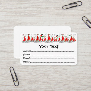 Carte De Visite Bateaux de la Flottille de la Liberté Mondiale à G