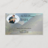 Carte De Visite Bateaux de pêche de la rivière Mismaloya 0344 (Dos)