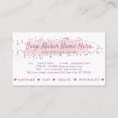 Carte De Visite Bath Bomb Natural Soap Spa (Dos)