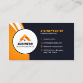 Carte De Visite Bâtiment de toiture professionnelle Bouteilles (Dos)