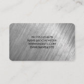 Carte De Visite Bâtiment d'entreprise | Arrière - plan de texture  (Dos)