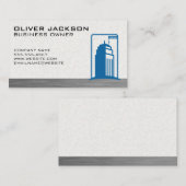 Carte De Visite Bâtiment en construction (Devant / Derrière)