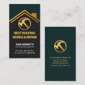 Carte De Visite Bâtiment professionnel élégant Construction de toi (Devant / Derrière)