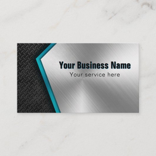 Carte De Visite Bâtiment professionnel Métal (Devant)