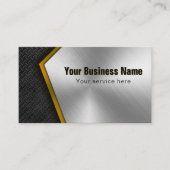 Carte De Visite Bâtiment professionnel Métal (Devant)